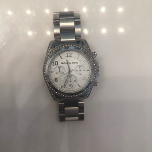 Silver MK Watch